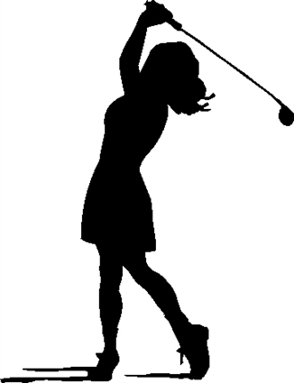 female-golfer01-silhouette